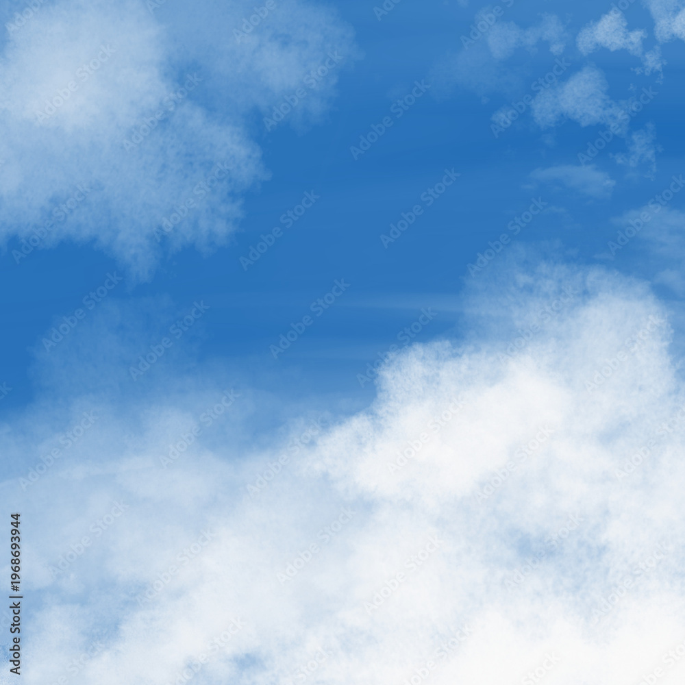 Obraz premium blue sky with clouds