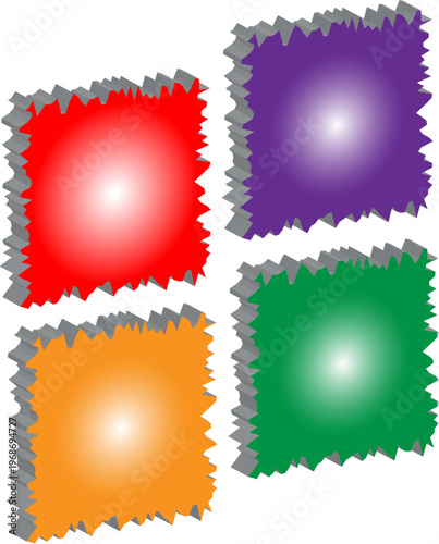 Set of Shiny Gradient Multicolor Three-Dimensional Bloated Glossy Spheres Featuring Soft Inflated Forms Arranged with Smooth Natural Shadows on Clean White Background – Modern Abstract 3D Design 