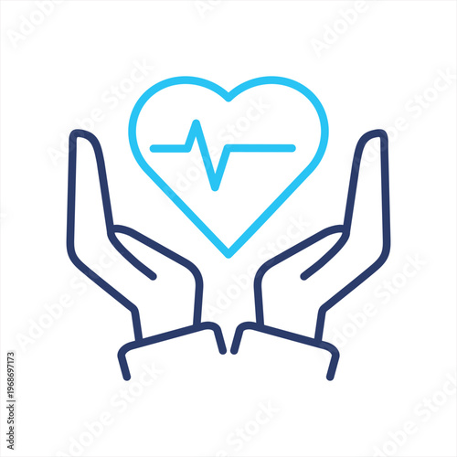 Health icon illustration style collection	