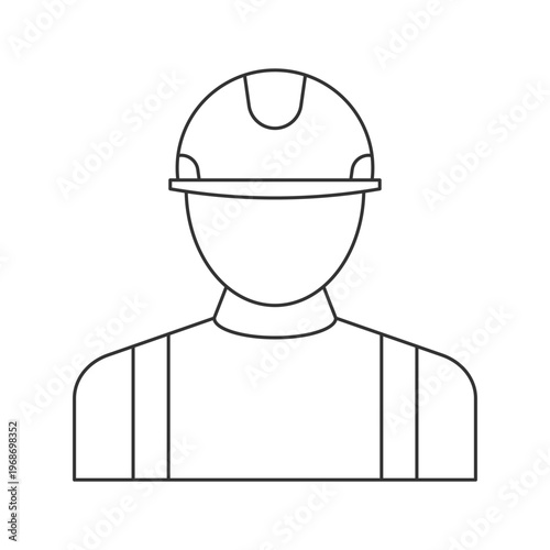 construction worker vector illustration