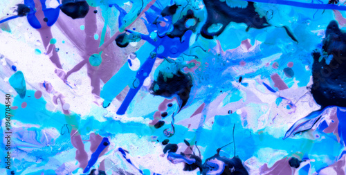 A Creative Combination of Dirty Parchment and Liquid Art