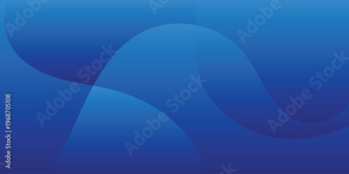 Blue Abstract Fluid Wave Background with Gradient Layers, Smooth Curved Shapes and Minimal Modern Style, Perfect for Website Headers, Banners, Presentations and Corporate Use