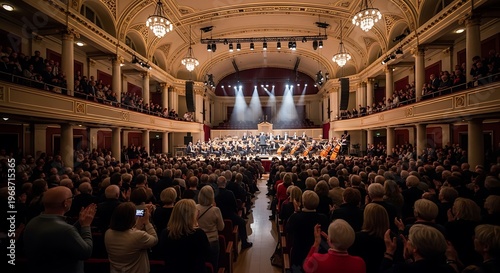 Concert Hall Audience - A Captivating Musical Performance.