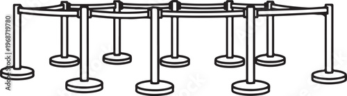 A minimalist white digital table clock display Vector