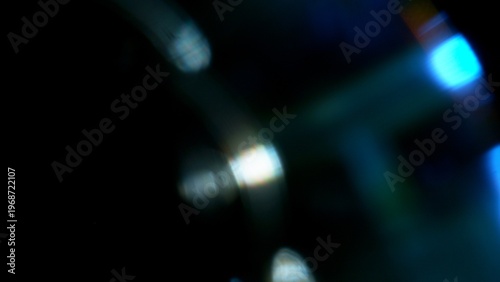 Real Lens Flare Reflections for Overlay or Transition