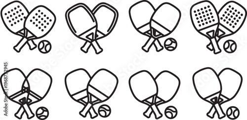 A collection of stylized floral motifs arranged in a grid pattern Vector