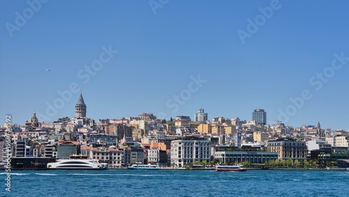 Canvas Print galata tower istanbul turkey