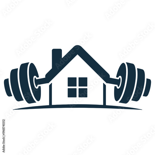 House with strong wireless signal indicators on both sides