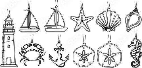 Various ornate and whimsical lamp designs illustrating historical and artistic styles Vector