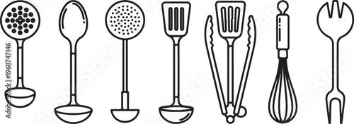 Various types of lamps and light fixtures illustrated in black and white Vector