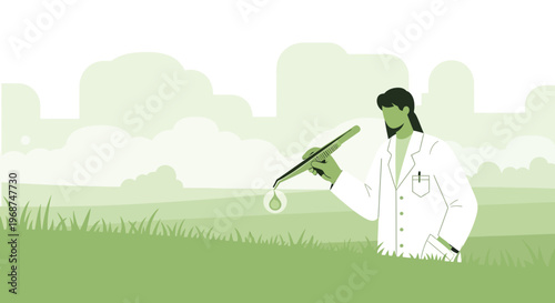 Scientific Research In Natural Environments With A Dedicated Researcher