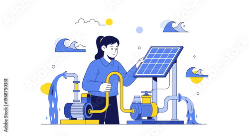 Sustainable Water Management System Powered by Solar Energy Innovative Technology