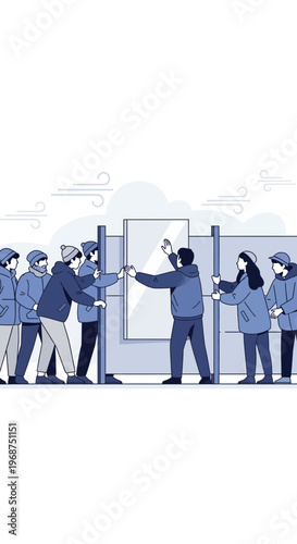 Teamwork Assembly Outdoor Information Display Initiative Building Community Connections