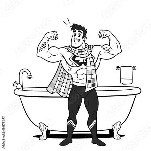 Superhero Hygiene And Personal Care Routine For A Clean Body