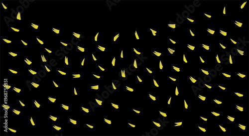 Abstract digital art glowing particles on a dark blue background