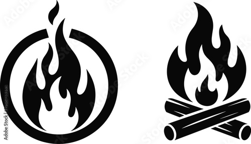 Black silhouette of a horse head with flowing mane and tail against white background flowing tail