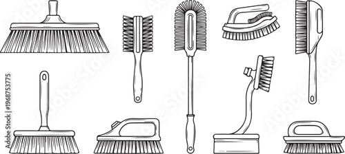 A collection of antique and modern metal heating stoves with varying designs Vector