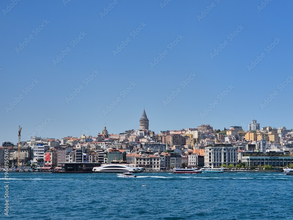 Fototapeta premium galata tower istanbul turkey
