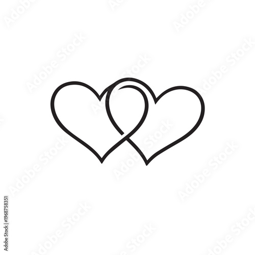 Minimal Love Heart Icon