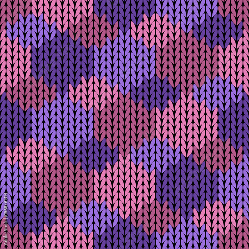 Knitted background pattern wallpaper knitting decorative print handmade textile knitting handiwork