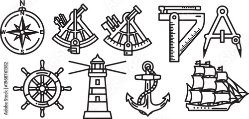 A collection of transport vehicles including bicycles and classic cars Vector