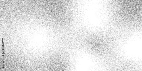 Gritty distressed speckles and particles overlay for poster, banner. Abstract grit wallpaper. Retro spray grit and charcoal ink form abstract dot work design. Grain noise vector dust dots grunge