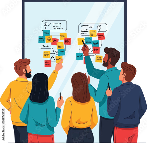 Computer server rack with network connections and data flow symbols cloud computing concept abstract graphic.