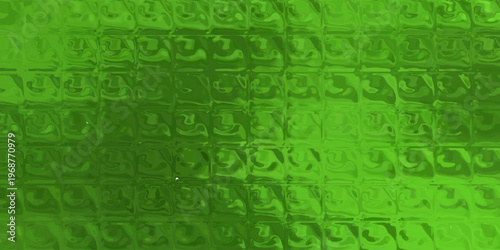 green Foil Texture Background with Glass Effect or sea green glass texture.