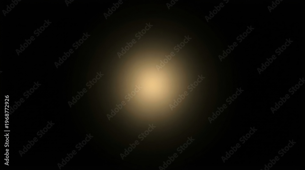 Obraz premium Glowing Light on Black Background.