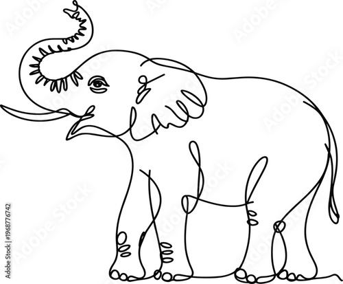 Black and white line of a horse with flowing mane and tail equine animal line mane de