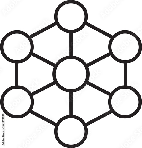 Stakeholders Icon Black Vector