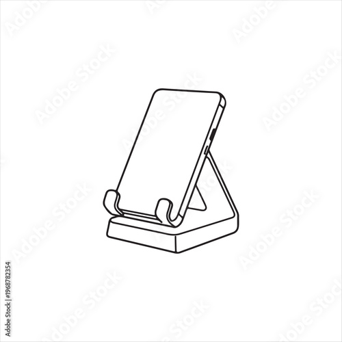 Smartphone standing holder with adjustable angle for better viewing experience