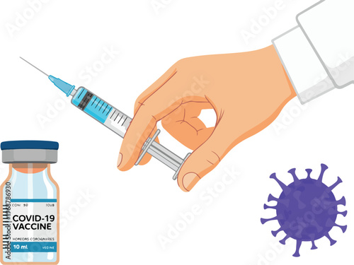 hand holding medicine bottle