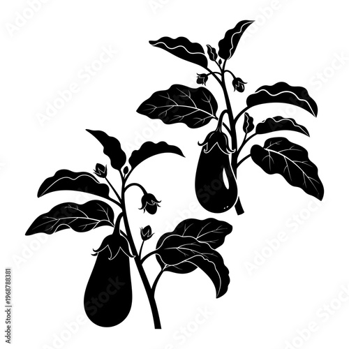 Asian Food Bowls with Noodles and Garnishes in Traditional Serving Style

