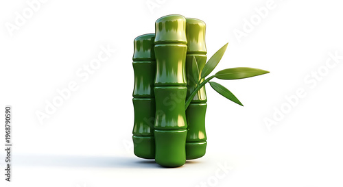 illustration of a green hand grenade with a cannabis leaf on top isolated on white background, illustration