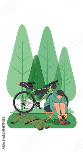 Venture Into Nature Embracing A Solitary Bicycle Expedition