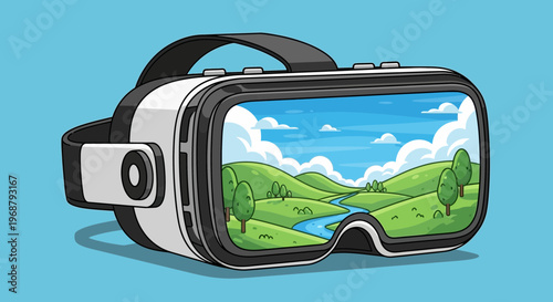 Virtual Reality Landscape Immersion Digital Experience