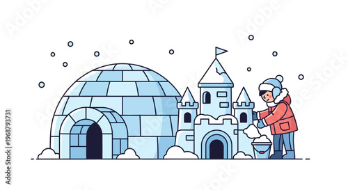 Winter Wonderland Fun Building An Igloo And Snow Castle