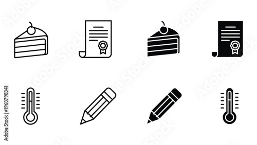 Contrast of food awards and educational tools with temperature indicators