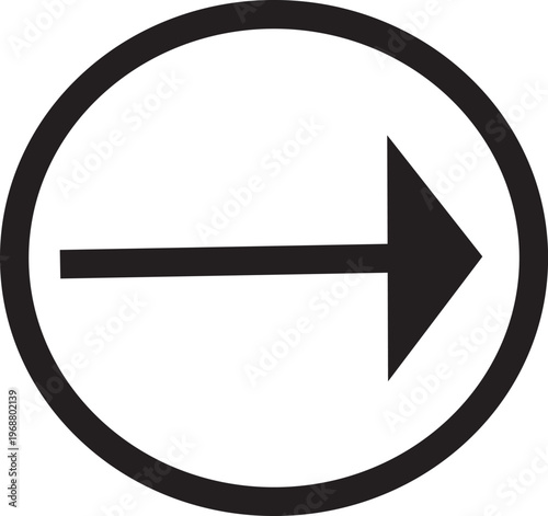 Clockwise triangle-headed open circle arrow symbol
