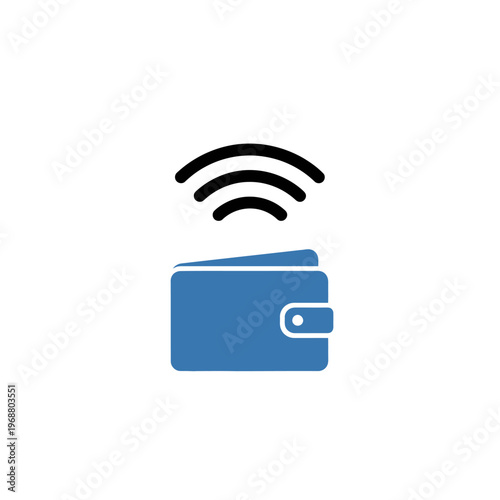 Digital wallet with wireless payment technology.
