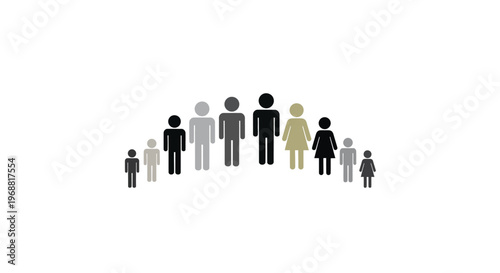 Diverse group of people standing together.