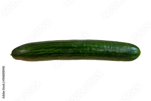 Fresh organic cucumber isol...