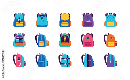 A backpack with buckle closure, backpack with drawstring closure, backpack with flap cover, backpack with hidden pocket, backpack