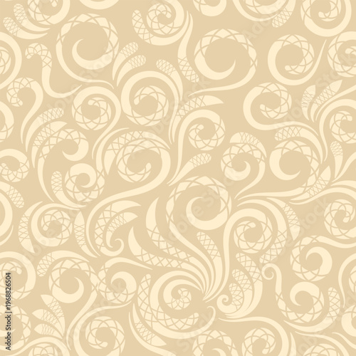 Vector seamless floral background