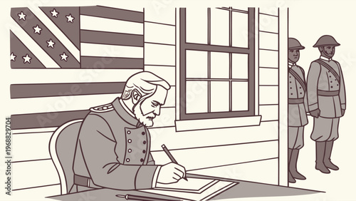Lee's Surrender at Appomattox 
