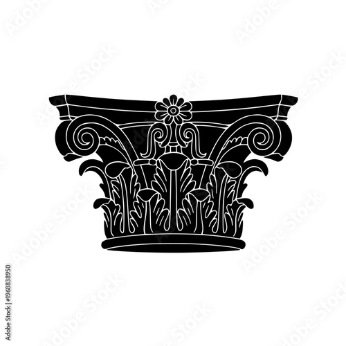 Corinthian Column Capital Detail