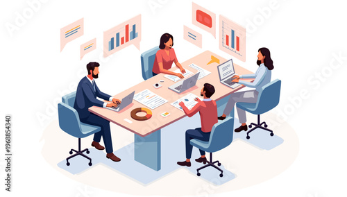 An illustration of a person sitting in a modern office chair, conveying a sense of professionalism and comfort.