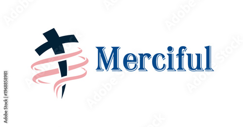 Christian Church Logo with Cross, Faith Logo Design, Religious Ministry Logo, Church Branding Identity, Modern Worship Logo, Spiritual Cross Symbol Logo