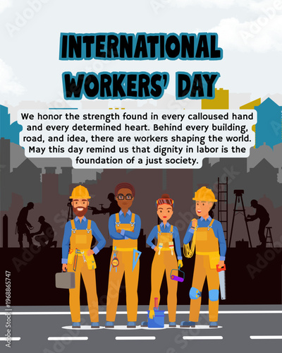 May 1st Labor Day - International Workers Day Celebration & Rights Awareness,and achievements. Recognize contributions of workers worldwide on Labor Day